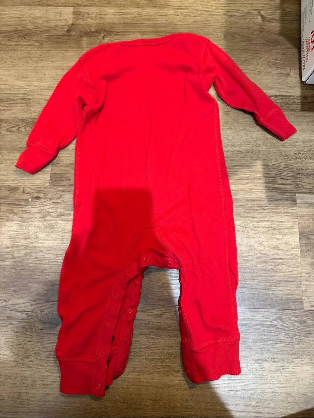 Rabbit Skins Red 'Merry Christmas Diaper Was Full' One-Piece